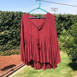 American Eagle Peasant Blouse